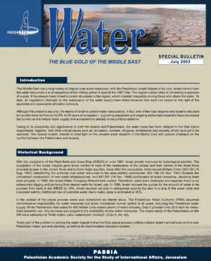Water - Special Bulletin