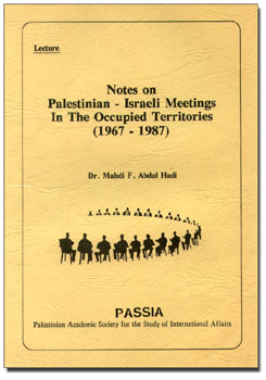 Notes on Palestinian-Israeli Meetings in the Occupied Territories