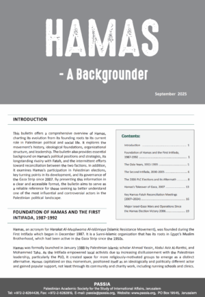 HAMAS A Backgrounder